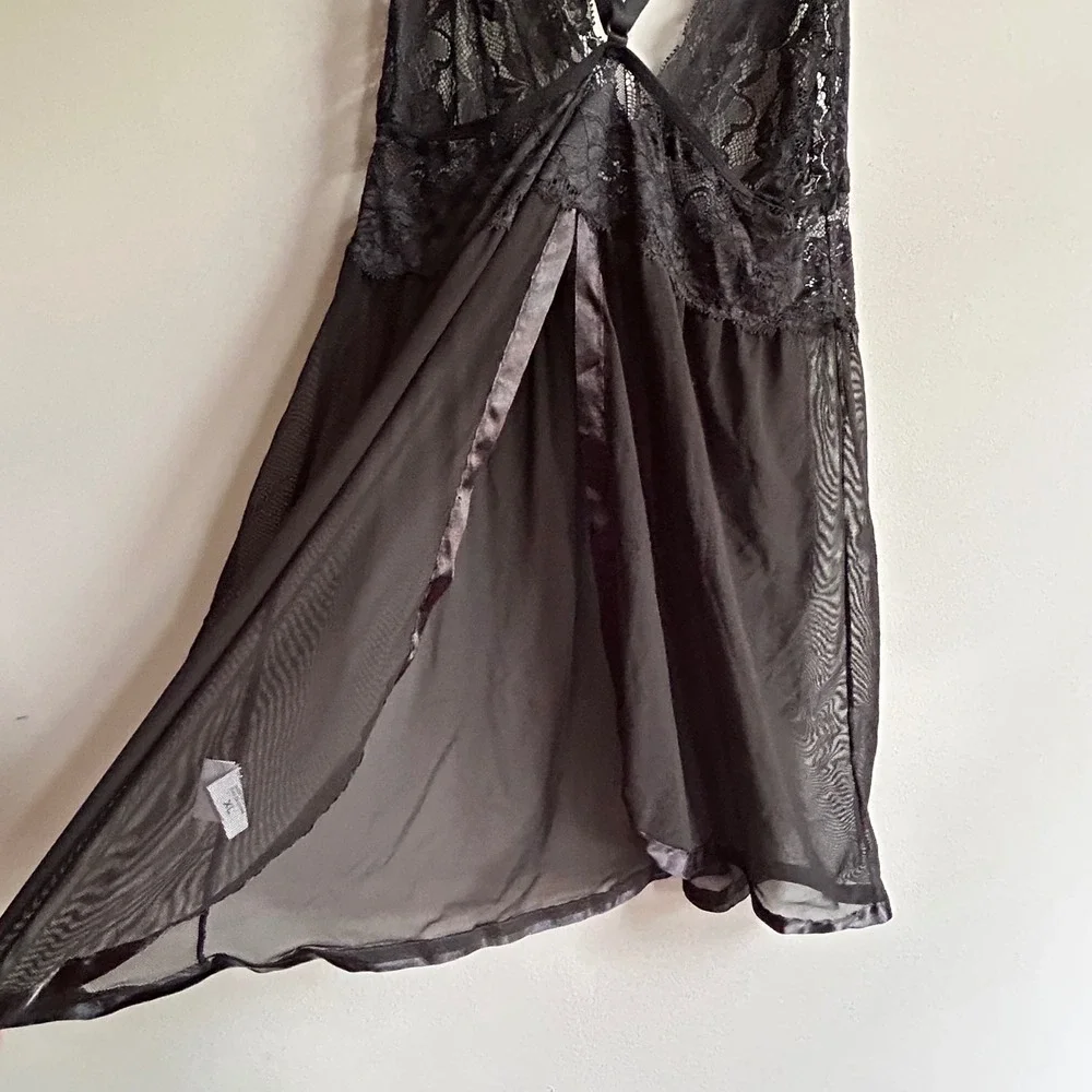 N/A black sheer